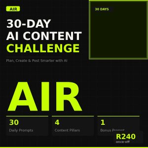 30-Day AI Content Challenge Planner